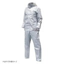 コヤナギ レインウェア ファンプラスライトII FP-12 シルバー L【メーカー直送:代金引換不可:同梱不可】【北海道・沖縄・離島は配達不可】
