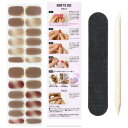 BEAUTYAVENUE ビューティーアベニュー ジェルネイルシール マロンピンクブラウン【メーカー直送:代金引換不可:同梱不可】【北海道・沖縄・離島は配達不可】