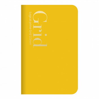A6 Size - ナカバヤシ　ロジカル・プライム・グリッドノート2.5・A6-3イエロー　NA601-3【配送方法:メール便/同梱不可/代引不可/日時指定不可】【北海道・沖縄・離島は配達不可】