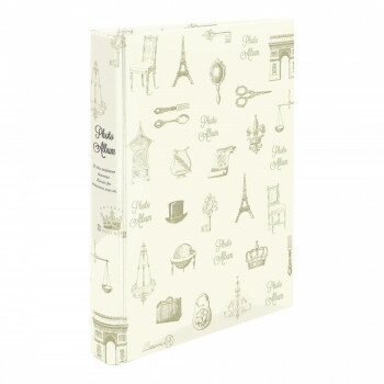 ナカバヤシ ブック式Pアルバム240 アンテイ-ク ホワイト BPL-240-5-W【メーカー直送：代金引換不可：同梱不可】【北海道・沖縄・離島は配達不可】