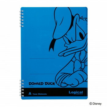 ナカバヤシ ロジカルWリングディズニー B5 ドナルド ブルー NW-B507-B【配送方法:メール便/同梱不可/代引不可/日時指定不可】【北海道・沖縄・離島は配達不可】