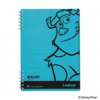 ナカバヤシ ロジカルWリングディズニー A5 サリー スカイブルー NW-A508-SB【配送方法:メール便/同梱不可/代引不可/日時指定不可】【北海道・沖縄・離島は配達不可】