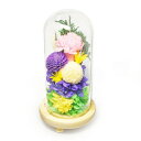 お供え用(仏花) ガラスドームアレンジメント プリザーブドフラワー 日々華(ひびか) ピンク C36320【メーカー直送:代金引換不可:同梱不可】【北海道・沖縄・離島は配達不可】