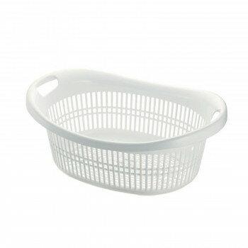 リッチェル　シンプルイズム　バスケット　ホワイト　VSV1201【メーカー直送：代金引換不可：同梱不可】【北海道・沖縄・離島は配達不可】(3.0)