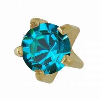 JPS セイフティピアッサー 耳用ロングタイプ シャンパンゴールド(純チタン処理医療用ステンレス) 12月 ..