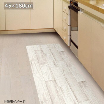 貼ってはがせる! リノベシート ペンキ木 45cm×180cm アイボリー(IV) REN-02【メーカー直送：代金引換不..