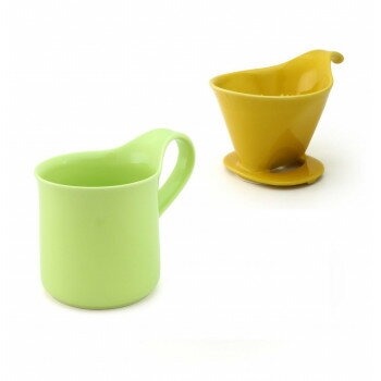 ZERO JAPAN(ゼロジャパン) ドリッパー＆カフェマグセット ドリッパートレイ付 DMZ-16 YP/KW【メーカー..