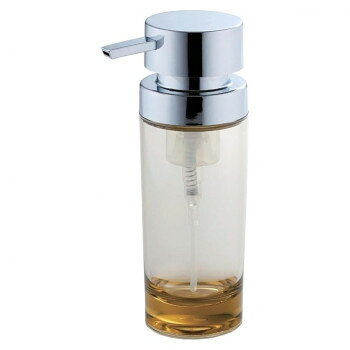 佐藤金属興業　SALUS　ソープ・シャンプー用ディスペンサー　アンバー　約8.9×6.3×18cm【メーカー直送..