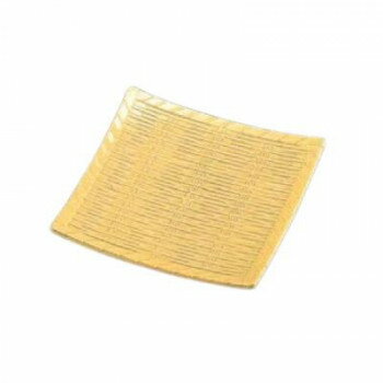 福井クラフト ABS竹角皿 クリーム 22030900【メーカー直送：代金引換不可：同梱不可】【北海道・沖縄・離島は配達不可】