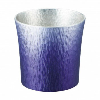 大阪錫器 錫製タンブラー310ml 紫 24-2-1NPR SHINRA 4112-053【メーカー直送：代金引換不可：同梱不可】【北海道・沖縄・離島は配達不可】