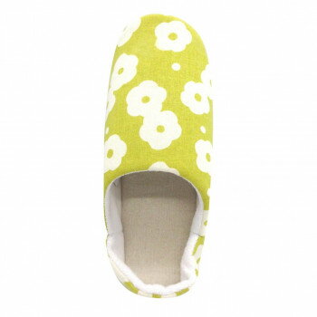 PAGE ONE ページワン　plantsバブーシュスリッパ　50　YELLOW　GRK1498【メーカー直送：代金引換不可：..
