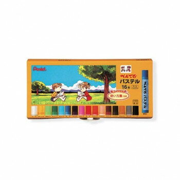 乐天商城 - ぺんてる　ぺんてるパステル　16色 GHSR-16 1個入【メーカー直送：代金引換不可：同梱不可】【北海道・沖縄・離島は配達不可】