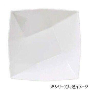 福井クラフト メラミン25cm折紙盛鉢ホワイト 51353840【メーカー直送：代金引換不可：同梱不可】【北海道 沖縄 離島は配達不可】