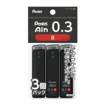 ぺんてる パックぺんてるアイン0.3 B 3個 XC283B-3P 1個入【メーカー直送：代金引換不可：同梱不可】【北海道・沖縄・離島は配達不可】
