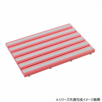 抗菌すべり止め安全スノコ 完成品 600×900 ピンク MR0984415【メーカー直送：代金引換不可：同梱不可】..