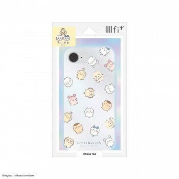 ちいかわ IIIIfit Clear iPhone16e 対応 ケース 総柄 CK-69A【メーカー直送：代金引換不可：同梱不可】【北海道・沖縄・離島は配達不可】