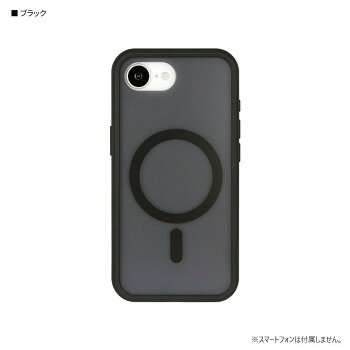 IIIIfit プランプフレーム iPhone16e 対応 ケース ブラック IFT-181BK【メーカー直送：代金引換不可：同梱不可】【北海道・沖縄・離島は配達不可】