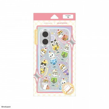 mofusand Camera Frame iPhone 16 対応 ケース クリームソーダにゃん MOFU-87B【メーカー直送：代金引換不可：同梱不可】【北海道・沖縄・離島は配達不可】