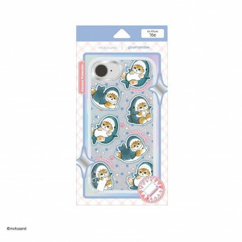 mofusand Camera Frame iPhone 16e 対応 ケース サメにゃん MOFU-88A【メーカー直送：代金引換不可：同梱不可】【北海道・沖縄・離島は配達不可】