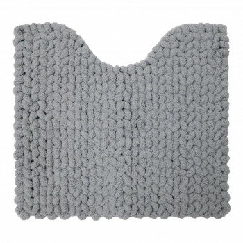 MOU トイレ足元マット グレー 約55×60cm　ヨコズナクリエーション【メーカー直送：代金引換不可：同梱不可】【北海道・沖縄・離島は配達不可】(3.0)