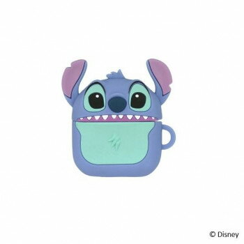 ディズニーキャラクター　AirPods 4 対応 シリコンケース スティッチ DNG-242ST【メ ...