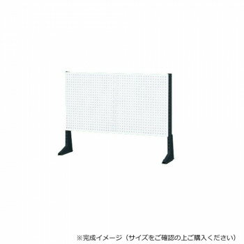 For Printer - サカエ ポール型架台 パンチングパネル付 900×65×660mm パールホワイト KP-L90PW【メーカー直送：代金引換不可：同梱不可】【北海道・沖縄・離島は配達不可】