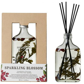BOTANICAL BOTTLES ディフューザー180ml/スパークリングブロッサム IDBB0103【メーカー直送：代金引換不可：同梱不可】【北海道・沖縄・離島は配達不可】