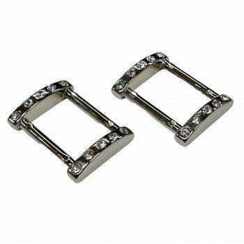 INAZUMA イナズマ 20mm用ビーズ付き角カン 2個入 シルバー AKT-4-20S【メーカー直送：代金引換不可：同..