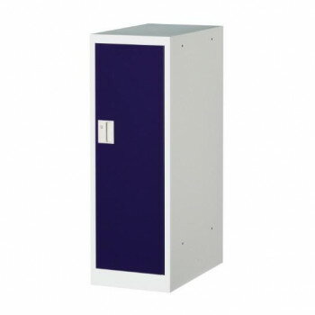 ミニロッカー(シリンダー錠) 1人用 ブルー COM-MLK-B【メーカー直送：代金引換不可：同梱不可】【北海道・沖縄・離島は配達不可】