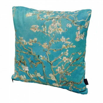 名画クッションカバー ゴッホ 「アーモンドの花」 AC-01525【メーカー直送：代金引換不可：同梱不可】【北海道・沖縄・離島は配達不可】