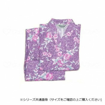 ウェルファン おせわさん おくつろ着 婦人 パープル M 646161【メーカー直送：代金引換不可：同梱不可】【北海道・沖縄・離島は配達不可】