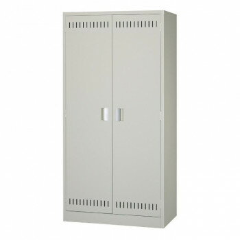 掃除用具ロッカー 両開タイプ ニューグレー COM-NGPW【メーカー直送：代金引換不可：同梱不可】【北海道・沖縄・離島は配達不可】