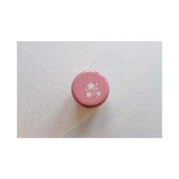 茶道具　小棗(ナツメ) カラー 内蓋付き 絵付き　桜(ピンク)【メーカー直送：代金引換不可：同梱不可】【北海道・沖縄・離島は配達不可】