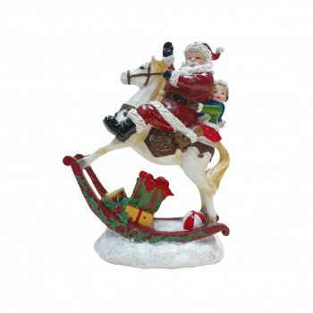 アンティーククリスマス ロッキンサンタ【メーカー直送：代金引換不可：同梱不可】【北海道・沖縄・離島は配達不可】