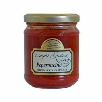 イタリア INAUDI社(イナウディ社) トマトとペペロンチーノのパスタソース 180g×24個 S6【メーカー直送：代金引換不可：同梱不可】【北海道・沖縄・離島は配達不可】