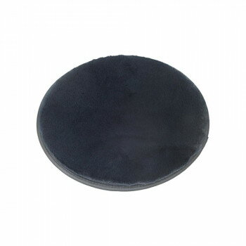 フェイクファーチェアパッド シャトン ウレタン10mm 約38R BK【メーカー直送：代金引換不可：同梱不可】【北海道・沖縄・離島は配達不可】