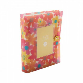 バンド付KG200フォトアルバム フラワーレッド 200-000【メーカー直送：代金引換不可：同梱不可】【北海..