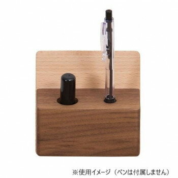 Latree ラトレ M-TILE マグネットタイル M・印鑑スタンド ♯W/B ウォルナット+ビーチ PL1MTL-0080100-WBOL【メーカー直送：代金引換不可：同梱不可】【北海道・沖縄・離島は配達不可】