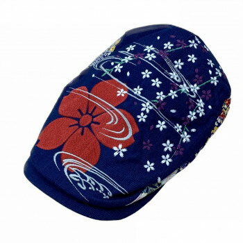 大西賢製販 Ripple 刺繍ハンチング 流水桜 紺 H32-SH12【メーカー直送：代金引換不可：同梱不可】【北海道・沖縄・離島は配達不可】