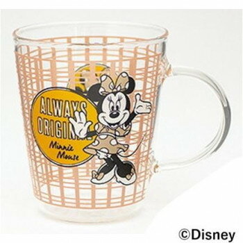 三郷陶器 ディズニー ミニーマウス 耐熱ガラスマグカップ 3330-02【メーカー直送：代金引換不可：同梱..