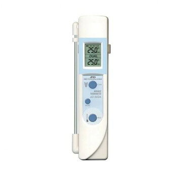 A＆D 放射温度計 中心温度計付き ホワイト 非接触 AD5612A【メーカー直送：代金引換不可：同梱不可】【北海道・沖縄・離島は配達不可】