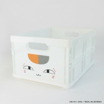 夏目友人帳 収納コンテナボックス ニャンコ先生 約14×21×30cm【メーカー直送：代金引換不可：同梱不可】【北海道・沖縄・離島は配達不可】