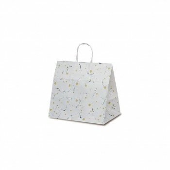 自動紐手提袋 T-11W 和楽 1199 50枚【メーカー直送：代金引換不可：同梱不可】【北海道・沖縄・離島は配達不可】(3.0)