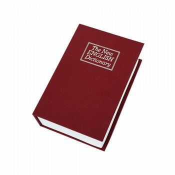 辞書型金庫 レッド DL-80610【メーカー直送：代金引換不可：同梱不可】【北海道・沖縄・離島は配達不可】