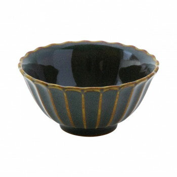 光洋陶器 花伝 かすみ 山藍 10.5cmボ�