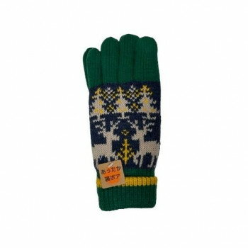 婦人用手袋 鹿柄 5指 グリーン/GR2 003371019【メーカー直送：代金引換不可：同梱不可】【北海道・沖縄・離島は配達不可】