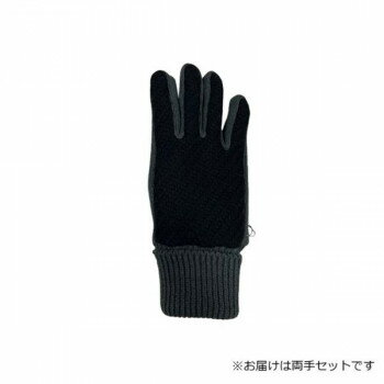 紳士用手袋 豚革コンビ手袋 25cm ブラック(4) 001271121【メーカー直送：代金引換不可：同梱不可】【北海道・沖縄・離島は配達不可】