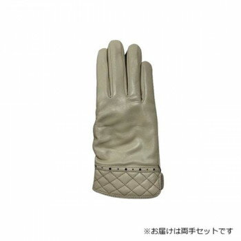 婦人用手袋 羊革 22cm アイボリー(3) 001318221【メーカー直送：代金引換不可：同梱不可】【北海道・沖縄・離島は配達不可】