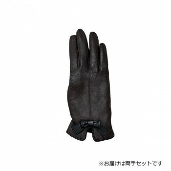 婦人用手袋 羊革 22cm ダークブラウン(3) 001318421【メーカー直送：代金引換不可：同梱不可】【北海道・沖縄・離島は配達不可】