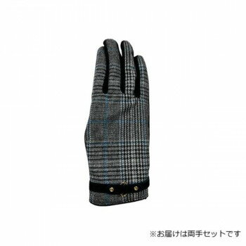 婦人用手袋 豚革コンビ手袋 22cm ブラック(4) 001327221【メーカー直送：代金引換不可：同梱不可】【北海道・沖縄・離島は配達不可】